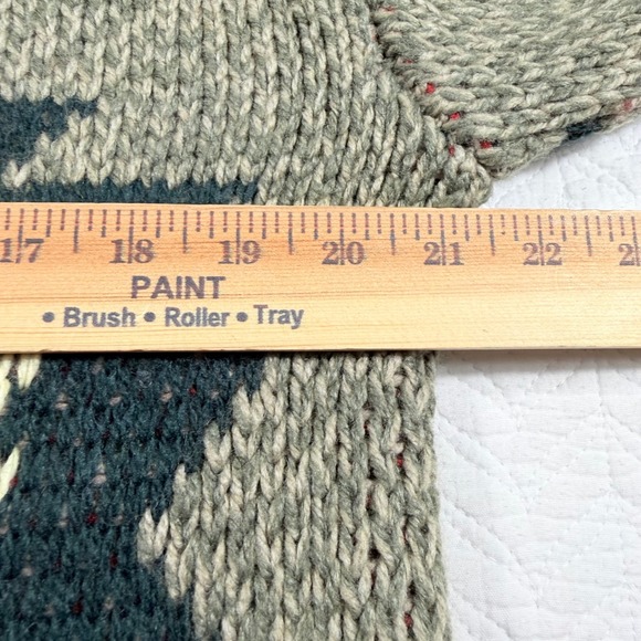 NWT Lucky Brand Southwestern Geometric Wool Blend Sweater Mens M Aztec Boho - Picture 7 of 10